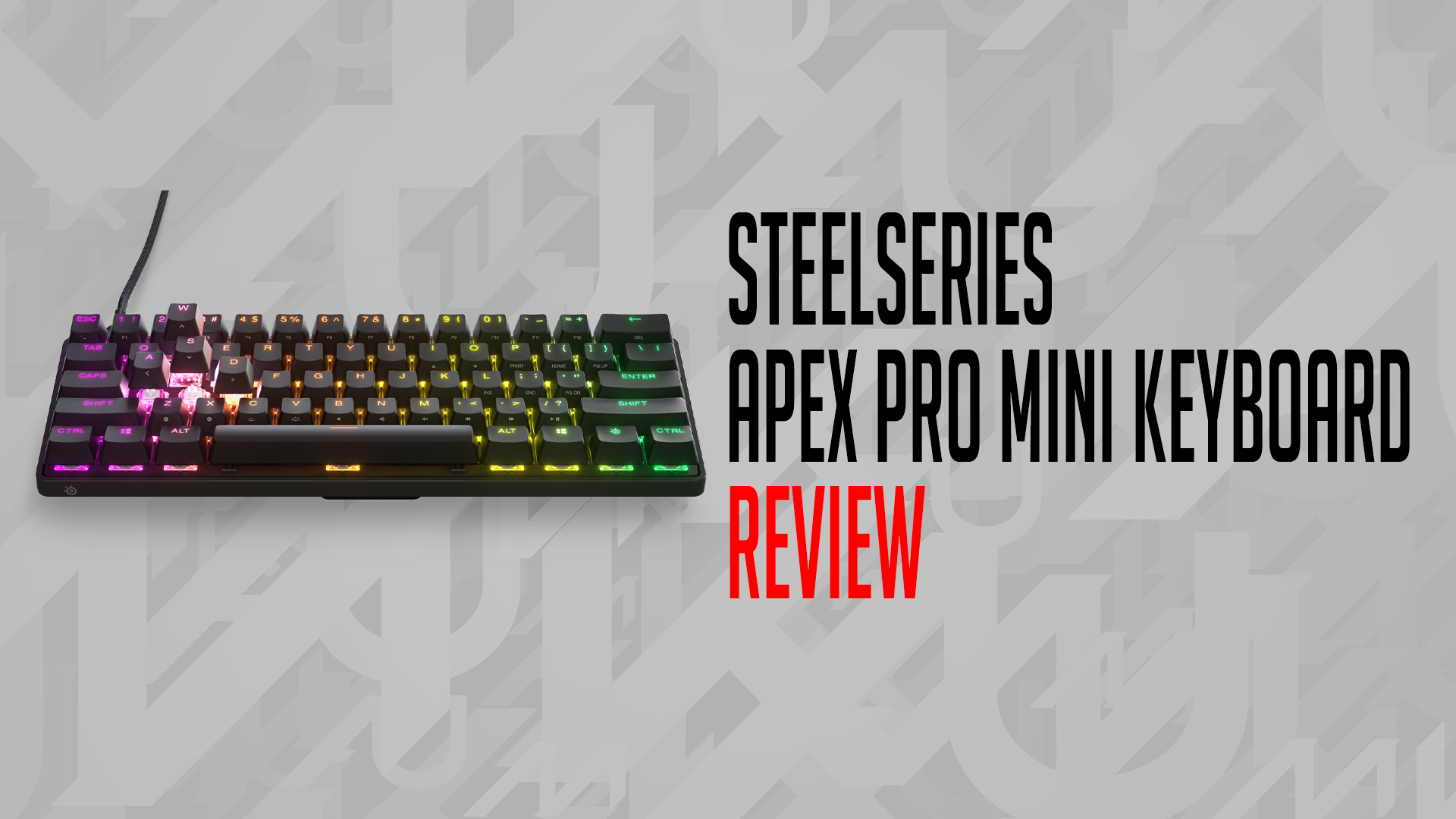 Steelseries APEX Review