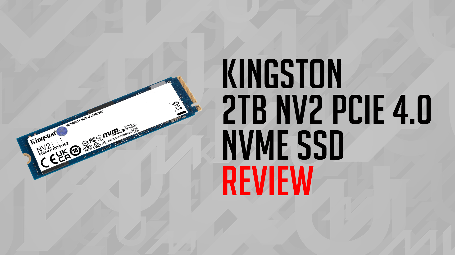Kingston NV2 SSD review: PCIe 4.0 for penny pinchers